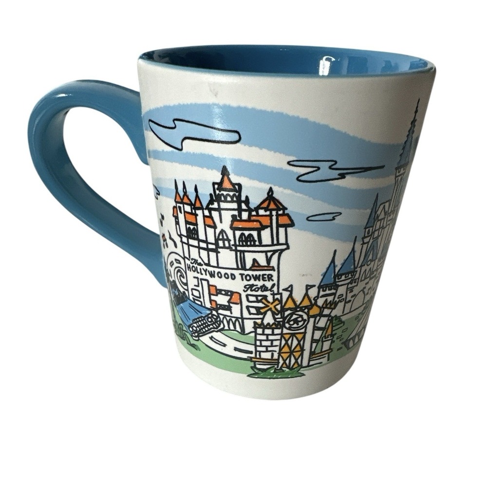 Disney‎ Walt Disney World Parks Cup Mug Ceramic Coffee Hollywood Tower Gift